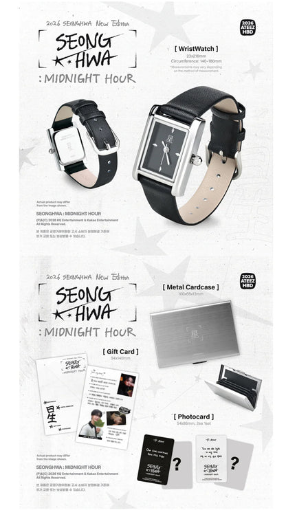 ATEEZ SEONGHWA - [2026 ATEEZ HBD MD] Seonghwa: Midnight Hour