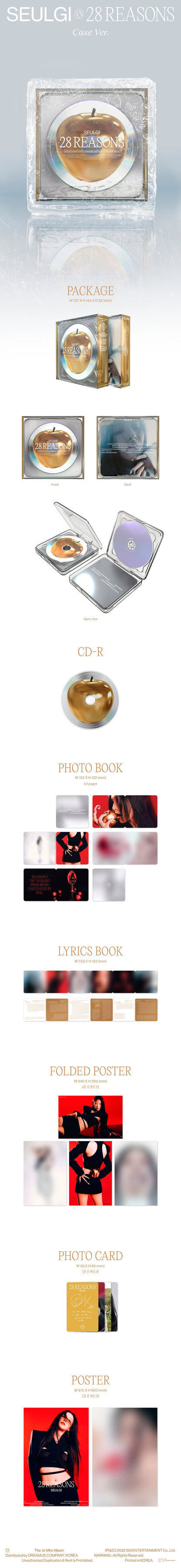 RED VELVET SEULGI - 28 Reasons [Case Ver.]