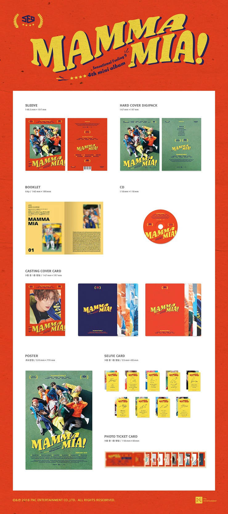 SF9 - MAMMA MIA! (4th Mini Album)