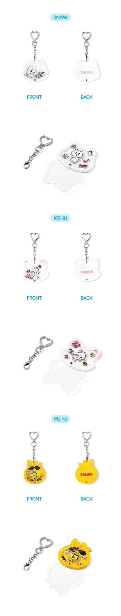 *PRE-ORDER* ENHYPEN - [ENCHIN Official Character MD] Shaker Keyring