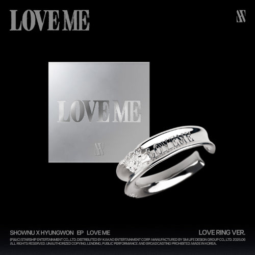 *PRE-ORDER* SHOWNU x HYUNGWON - Love Me [Love Ring Ver.]