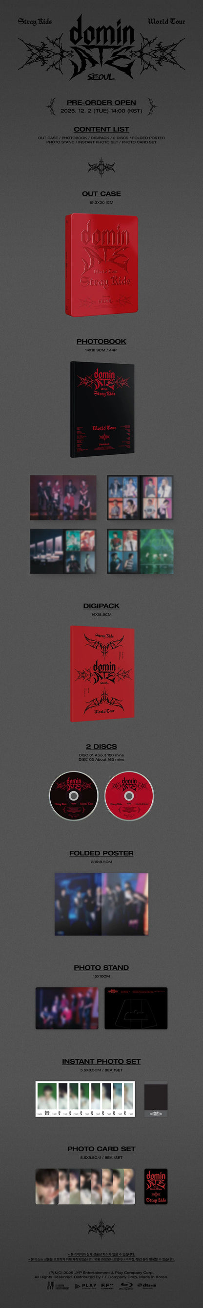 *PRE-ORDER* STRAY KIDS - DOMINATE SEOUL WORLD TOUR BLU-RAY + POB