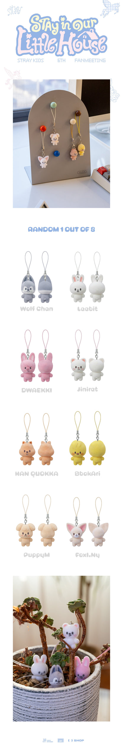 *PRE-ORDER* STRAY KIDS - [Stay In OUR Little House - 6th Fanmeeting MD] SKZOO Secret Mini Charm