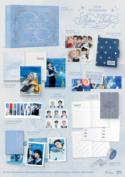 *PRE-ORDER* Stray Kids - [2027 Season's Greetings] Paper Tale + POB