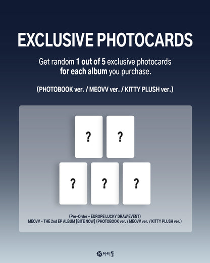 *PRE-ORDER* [EUROPE LUCKY DRAW/SIGNED EVENT] MEOVV - BITE NOW (2nd Mini Album)