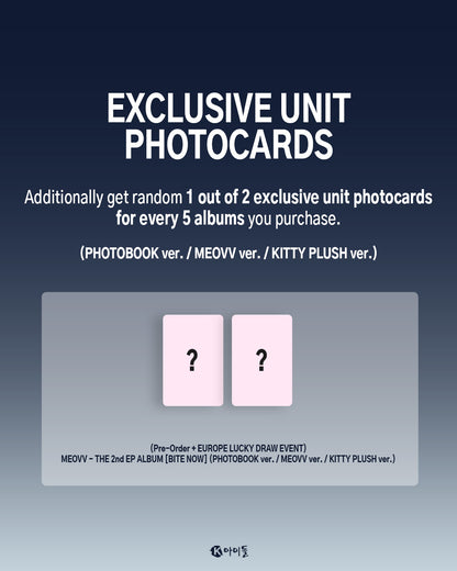 *PRE-ORDER* [EUROPE LUCKY DRAW/SIGNED EVENT] MEOVV - BITE NOW (2nd Mini Album)