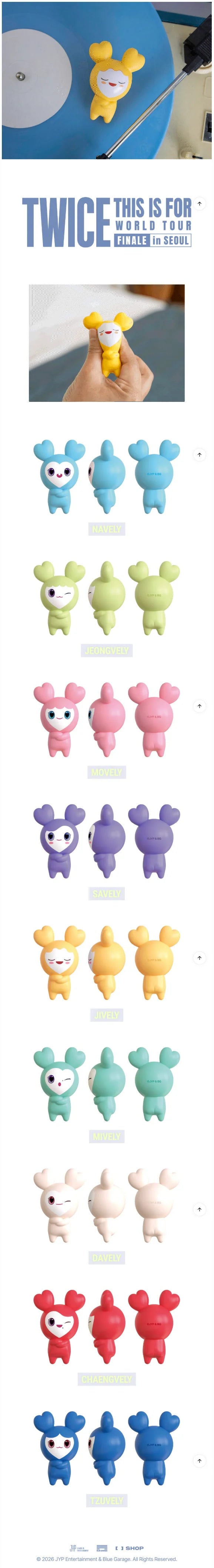 *PRE-ORDER* TWICE - [This Is For 2026 World Tour Finale In Seoul MD] Lovely Secret Squishy