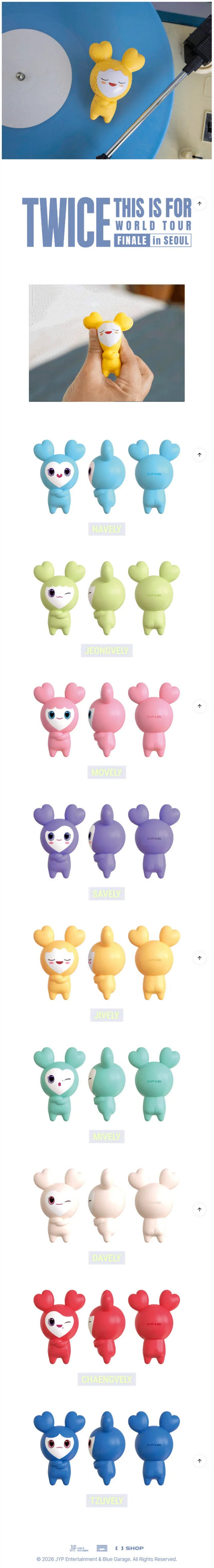 *PRE-ORDER* TWICE - [This Is For 2026 World Tour Finale In Seoul MD] Lovely Secret Squishy