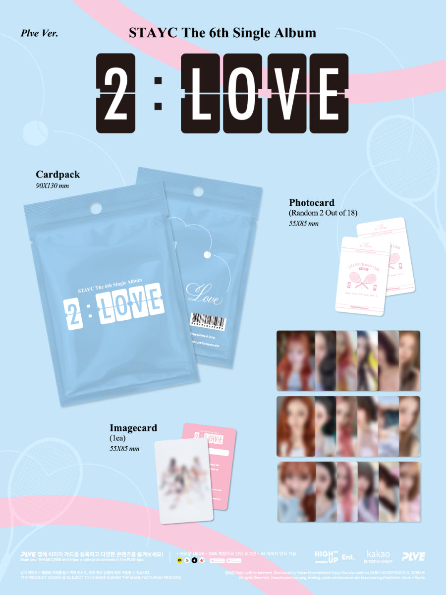 *PRE-ORDER* STAYC - 2:Love [PLVE Ver.]