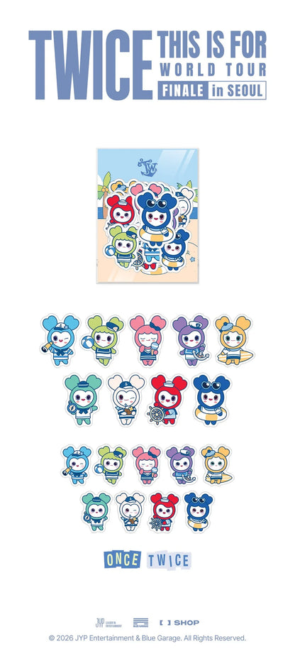 *PRE-ORDER* TWICE - [This Is For 2026 World Tour Finale In Seoul MD] Removable Sticker Pack
