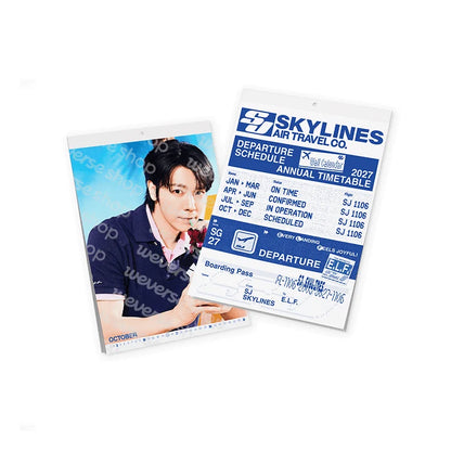 *PRE-ORDER* SUPER JUNIOR - [2027 Wall Calendar] Skylines