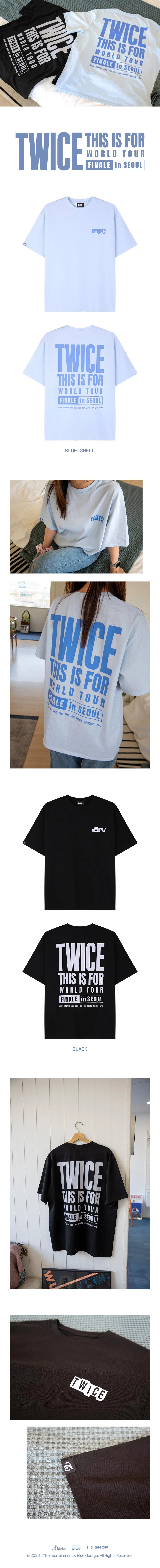 *PRE-ORDER* TWICE - [This Is For 2026 World Tour Finale In Seoul MD] T-Shirt