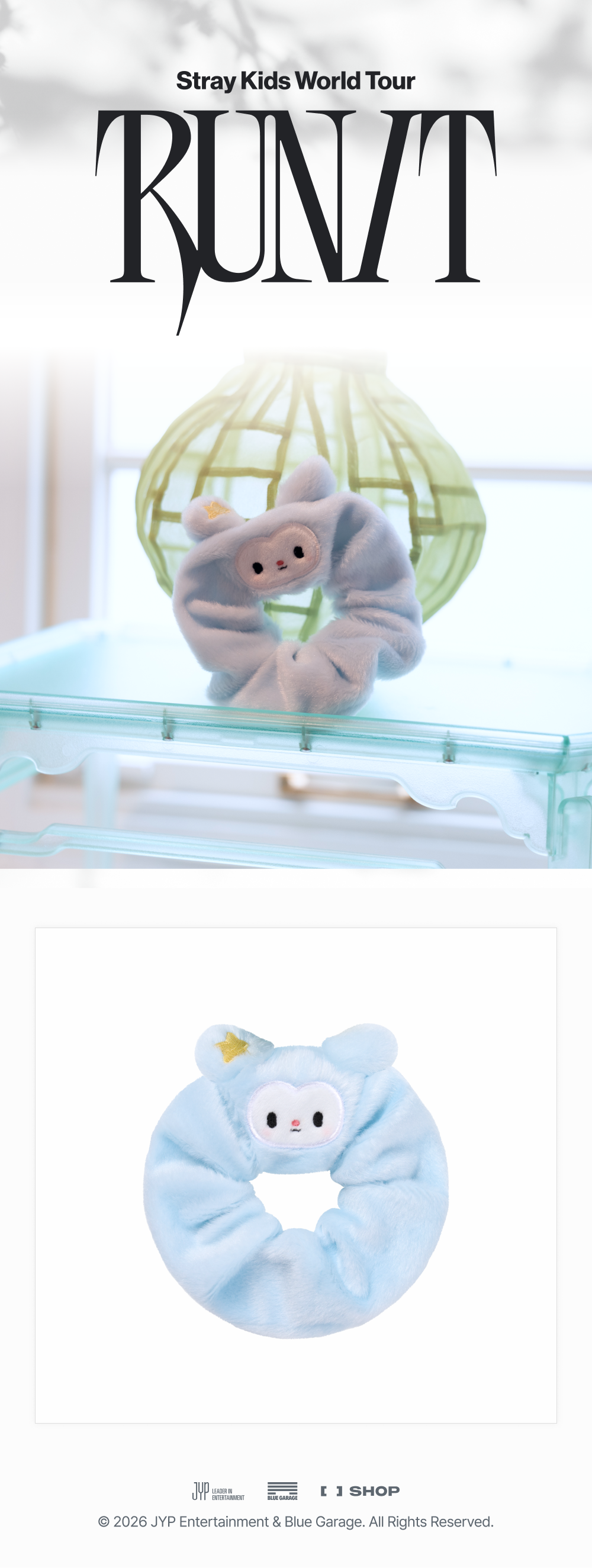 *PRE-ORDER* STRAY KIDS - [Run It MD] TASY Scrunchie