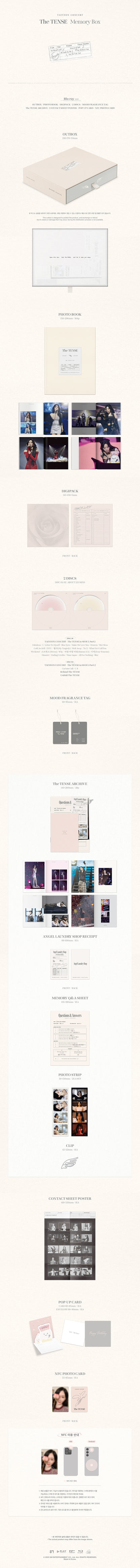 *PRE-ORDER* TAEYEON - The Tense Memory Box [Blu-Ray Ver.]