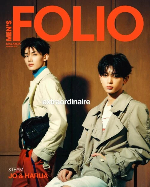 *PRE-ORDER* &TEAM JO & HARUA - Men's Folio Malaysia March 2025