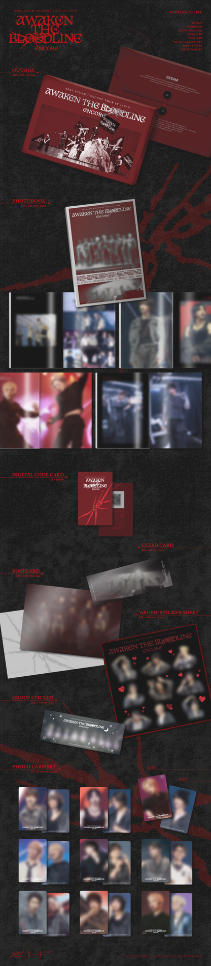 *PRE-ORDER* &TEAM - [2025 &Team Concert Tour] 'Awaken The Bloodline' Encore in Japan [Digital Code Ver.] + POB