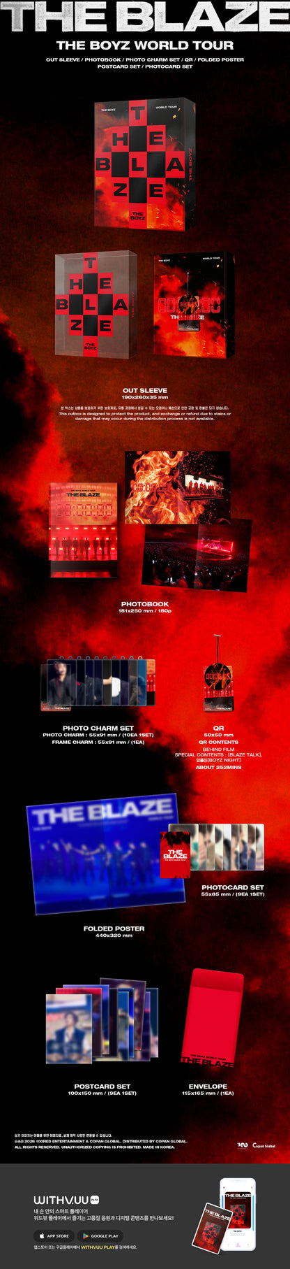 *PRE-ORDER* THE BOYZ - The Boyz [The Blaze] World Tour In Seoul + POB