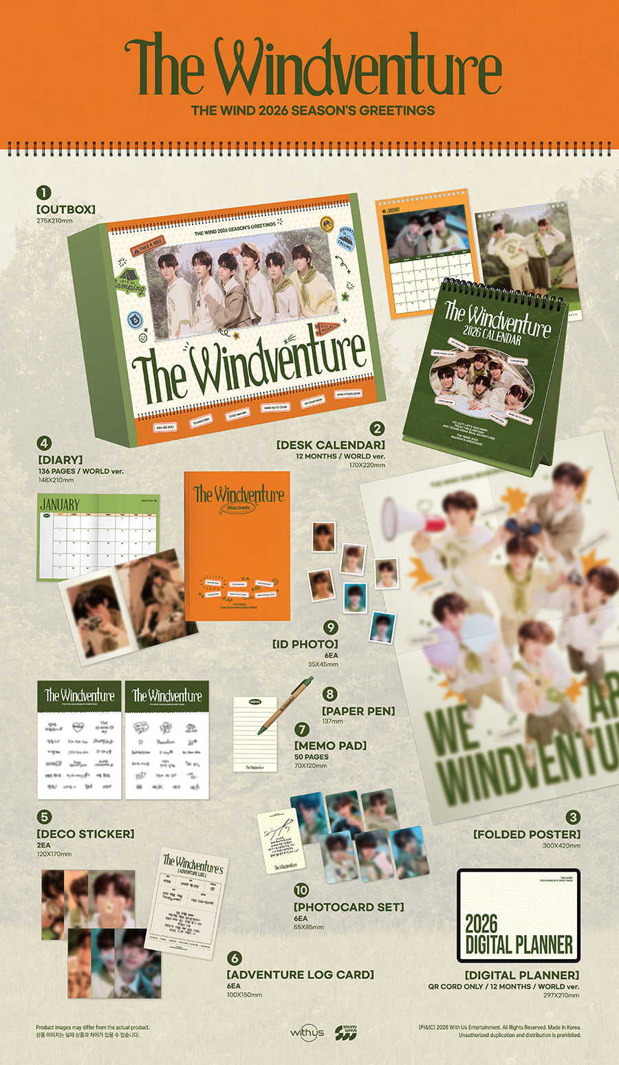 *PRE-ORDER* The Wind - 2026 Season's Greetings 'The Windventure'