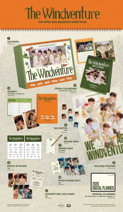 *PRE-ORDER* The Wind - 2026 Season's Greetings 'The Windventure'