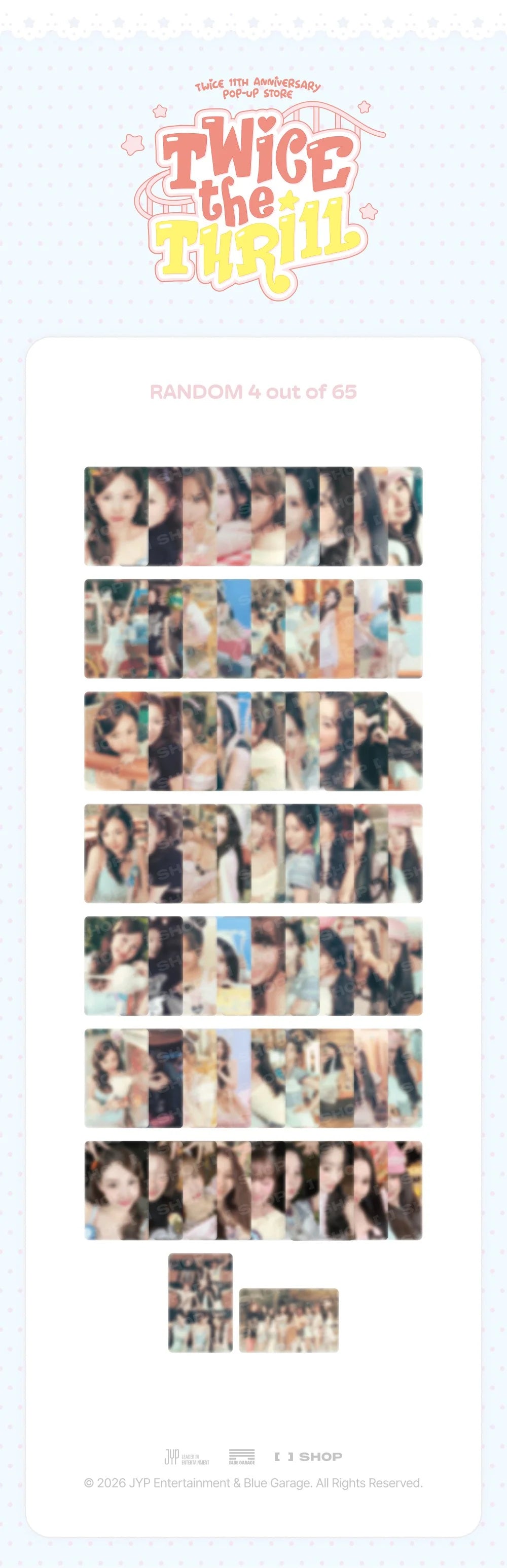 *PRE-ORDER* TWICE - [TWICE THE THRILL POP-UP MD] Random Trading Card