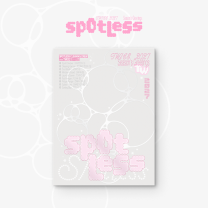 *PRE-ORDER* TWICE - [2027 Season's Greetings] Spotless + POB