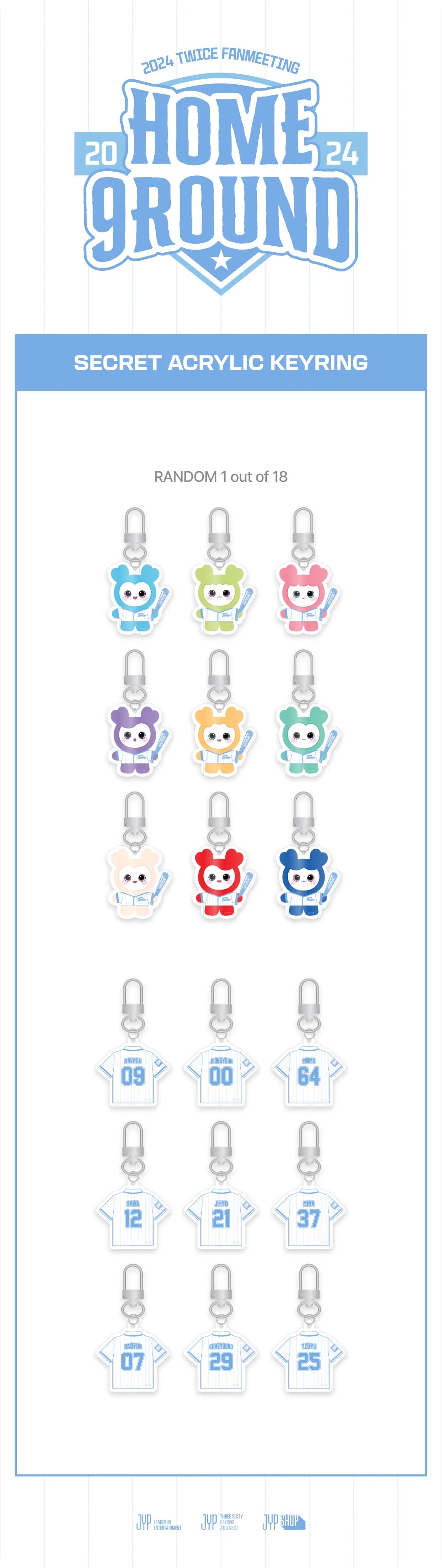 *PRE-ORDER* TWICE - Home 9round 2024 Fanmeeting Official Merch Acrylic Keyring