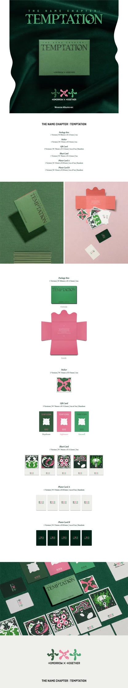 TOMORROW X TOGETHER (TXT) - The Name Chapter: Temptation (Weverse Ver.)
