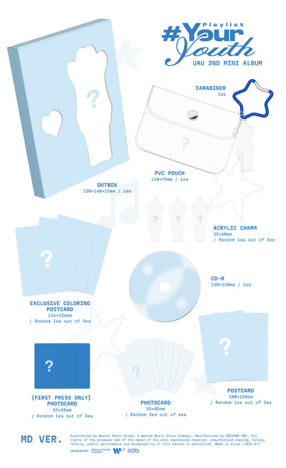 *PRE-ORDER* UAU - Playlist #Your Youth [MD Ver.]