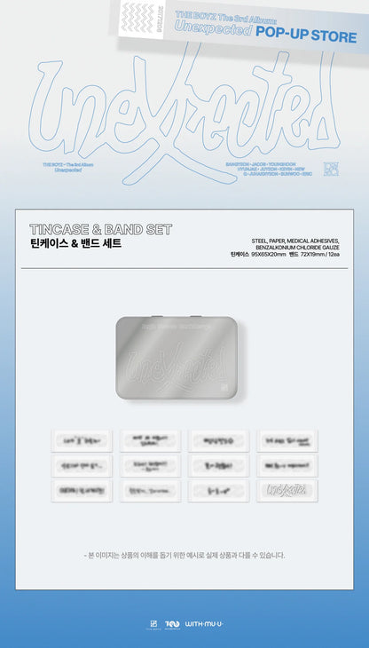 *PRE-ORDER* THE BOYZ - [UNEXPECTED MD] TINCASE & BAND SET