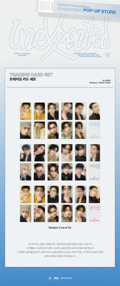 *PRE-ORDER* THE BOYZ - [UNEXPECTED MD] TRADING CARD SET