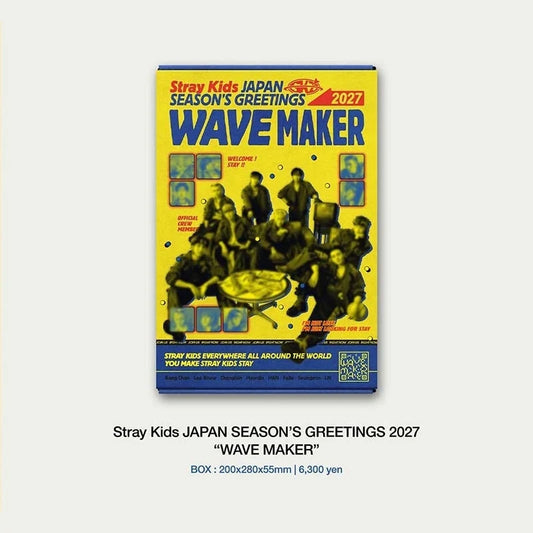 *PRE-ORDER* STRAY KIDS - 2027 Japan Seasons Greetings 'Wave Maker'