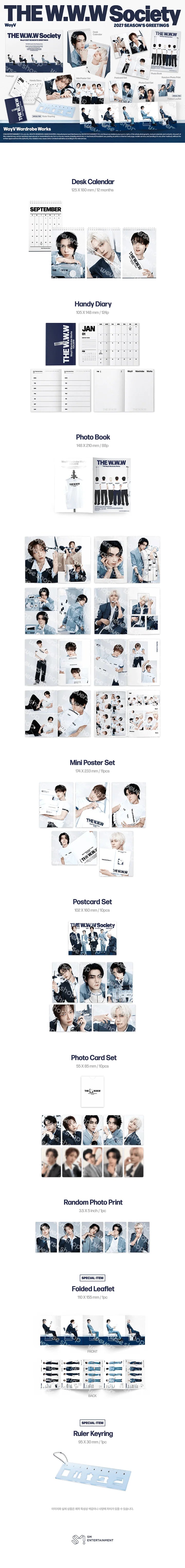 *PRE-ORDER* WAYV - [2027 Season's Greetings] The W.W.W Society
