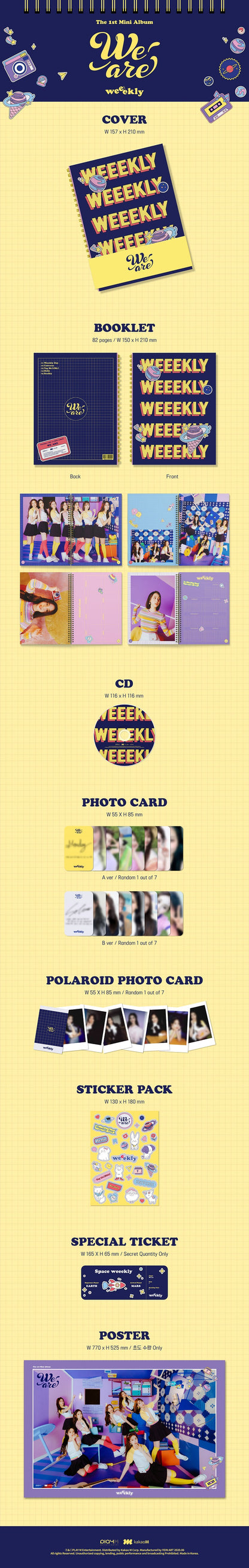 WEEEKLY - We Are (1st Mini Album)