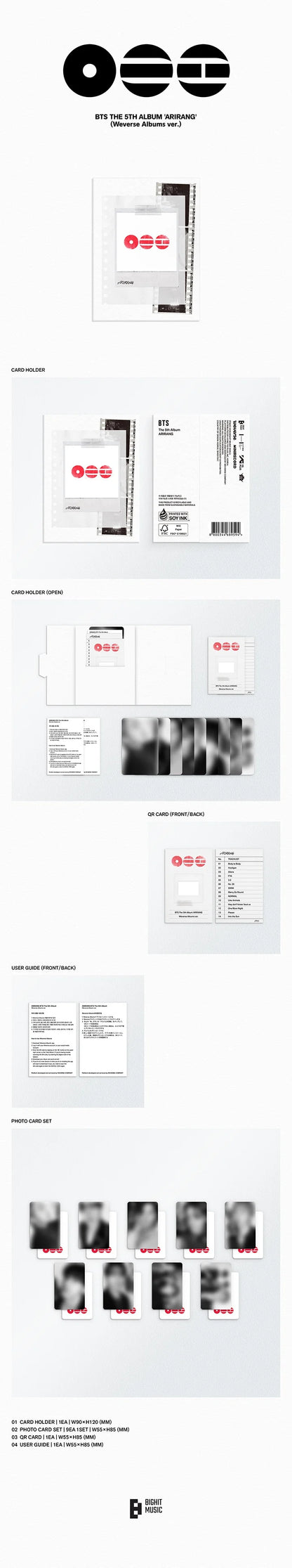 BTS - ARIRANG (5th Studio Album) [Weverse Albums Ver.]