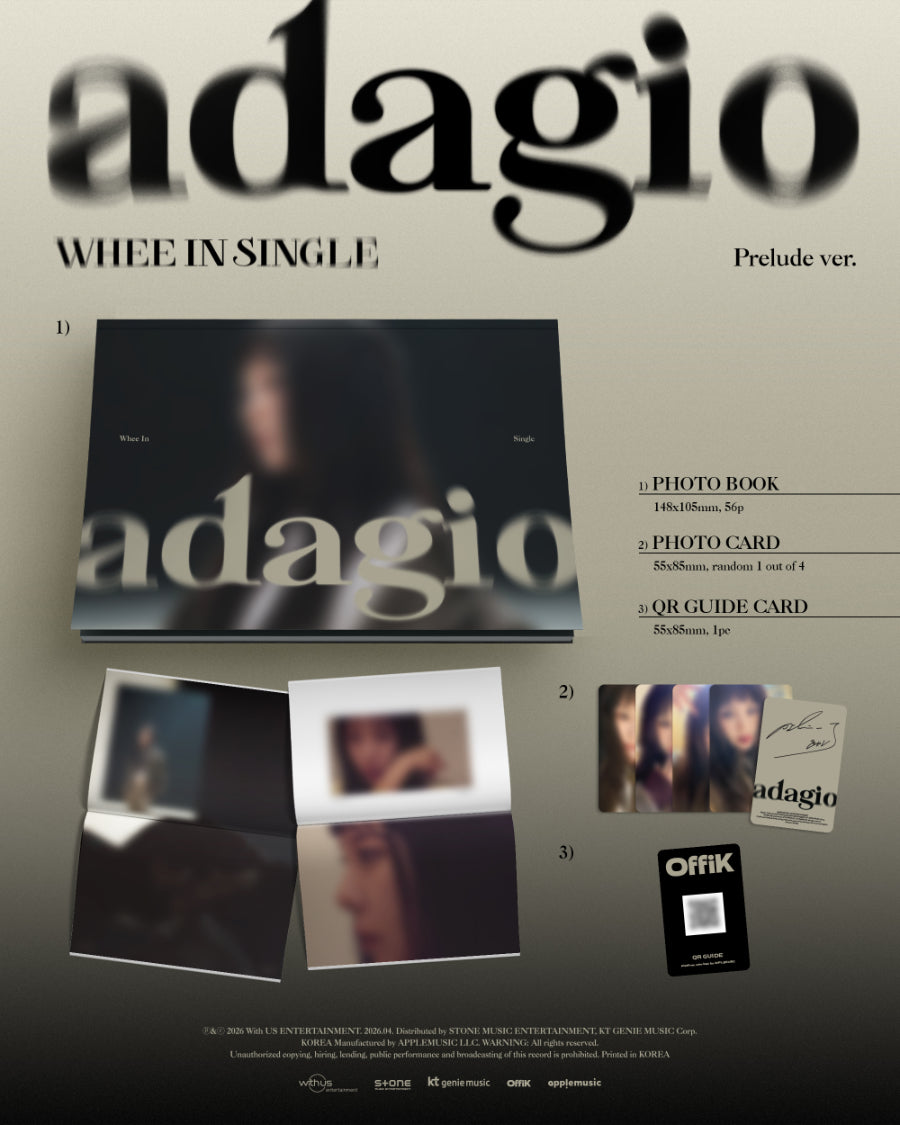 *PRE-ORDER* MAMAMOO WHEEIN - Adagio [Prelude Ver.]