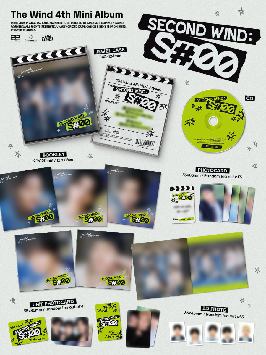 *PRE-ORDER* THE WIND - Second wind : S#00 [Jewel Ver.]