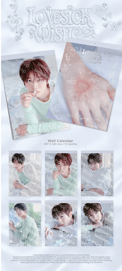 *PRE-ORDER* NCT WISH - [2027 Wall Calendar] Lovesick Wishes