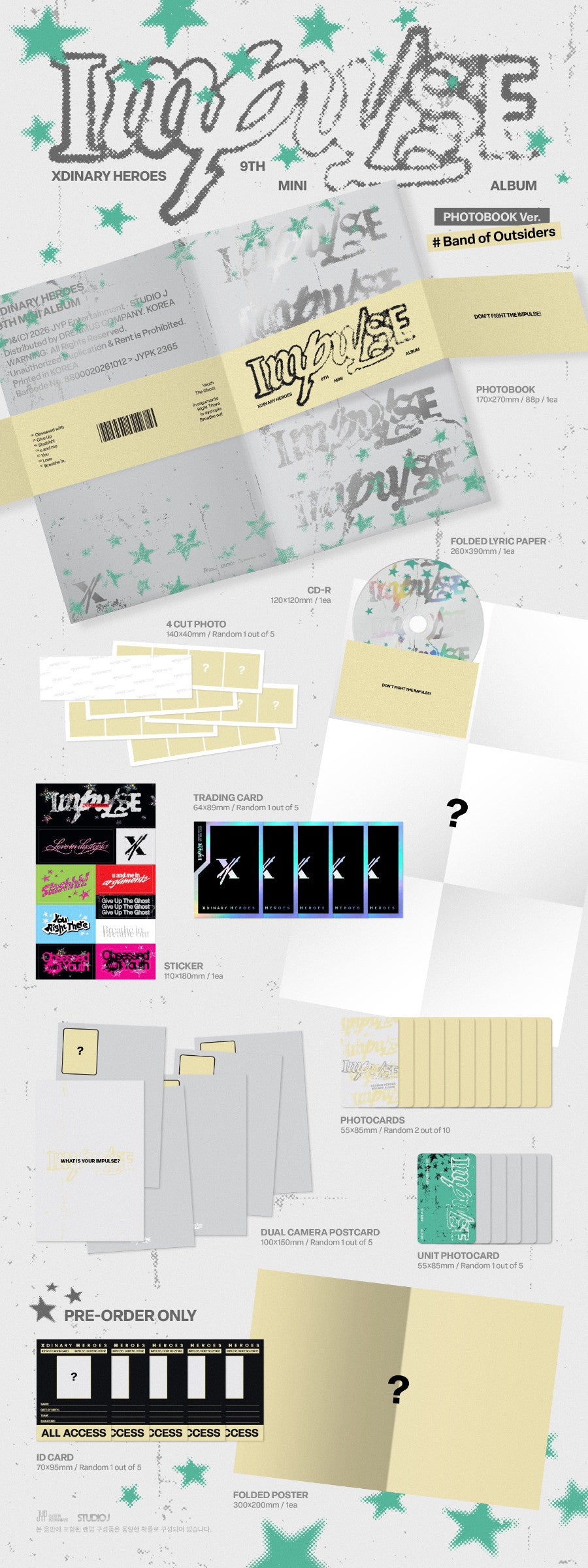 *PRE-ORDER* XDINARY HEROES - Impulse [Photobook Ver.]