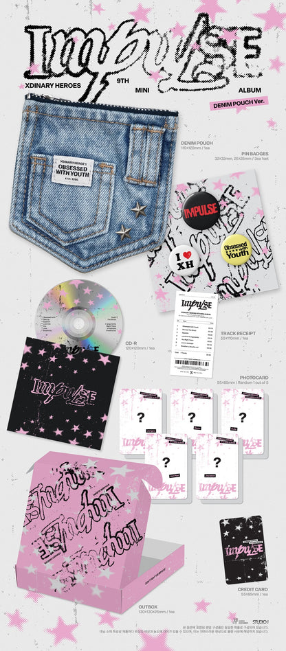 *PRE-ORDER* XDINARY HEROES - Impulse [Denim Pouch Ver.]