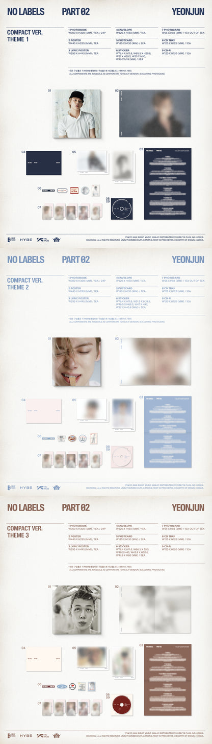 TXT YEONJUN - No Labels: Part 02 [Compact Ver.]