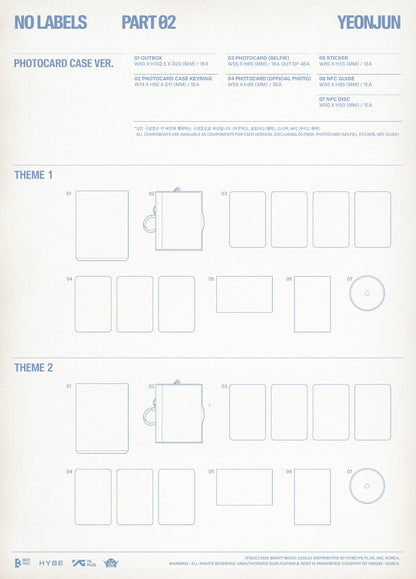*PRE-ORDER* TXT YEONJUN - No Labels: Part 02 [Photocard Case Ver.]