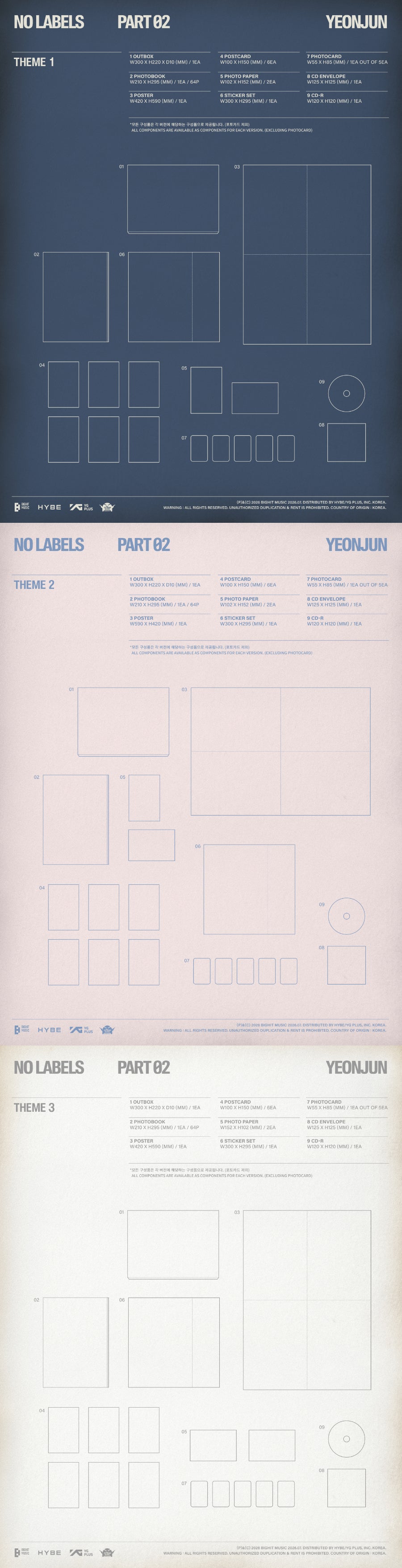 *PRE-ORDER* TXT YEONJUN - No Labels: Part 02 [Standard Ver.] + POB