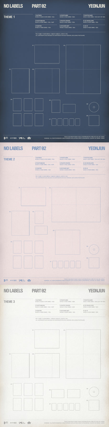 *PRE-ORDER* TXT YEONJUN - No Labels: Part 02 [Standard Ver.] + POB