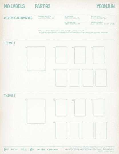 *PRE-ORDER* TXT YEONJUN - No Labels: Part 02 [Weverse Ver.]