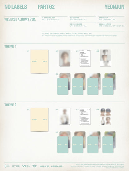 TXT YEONJUN - No Labels: Part 02 [Weverse Ver.]
