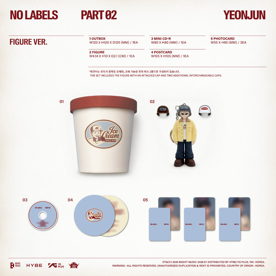*PRE-ORDER* YEONJUN (TXT: TOMORROW X TOGETHER) - No Labels: Part 02 [Figure Ver.]