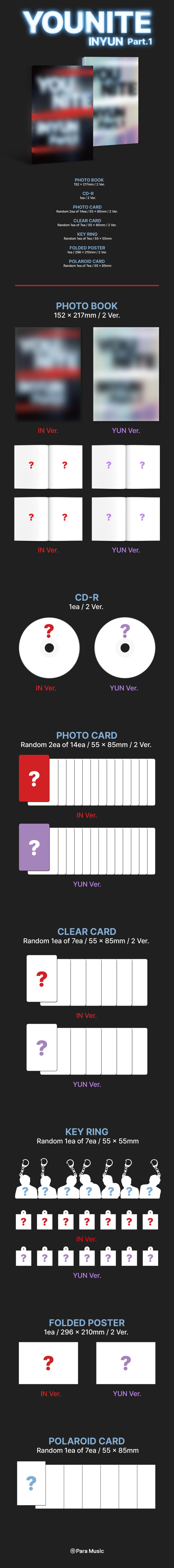 *PRE-ORDER* YOUNITE - INYUN Pt. 1 [IN Ver.]