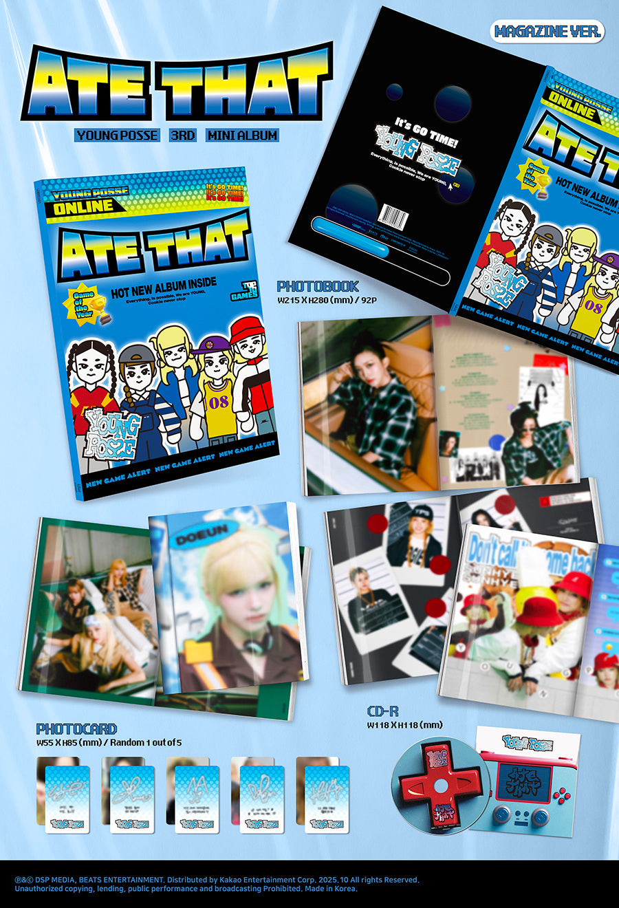 *PRE-ORDER* YOUNG POSSE - Ate That (Magazine Ver.)
