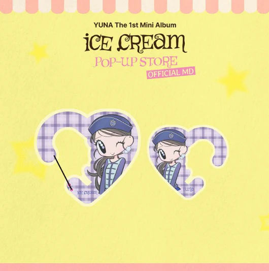 *PRE-ORDER* ITZY YUNA - [Ice Cream Pop-Up MD] Illustrated Carabiner