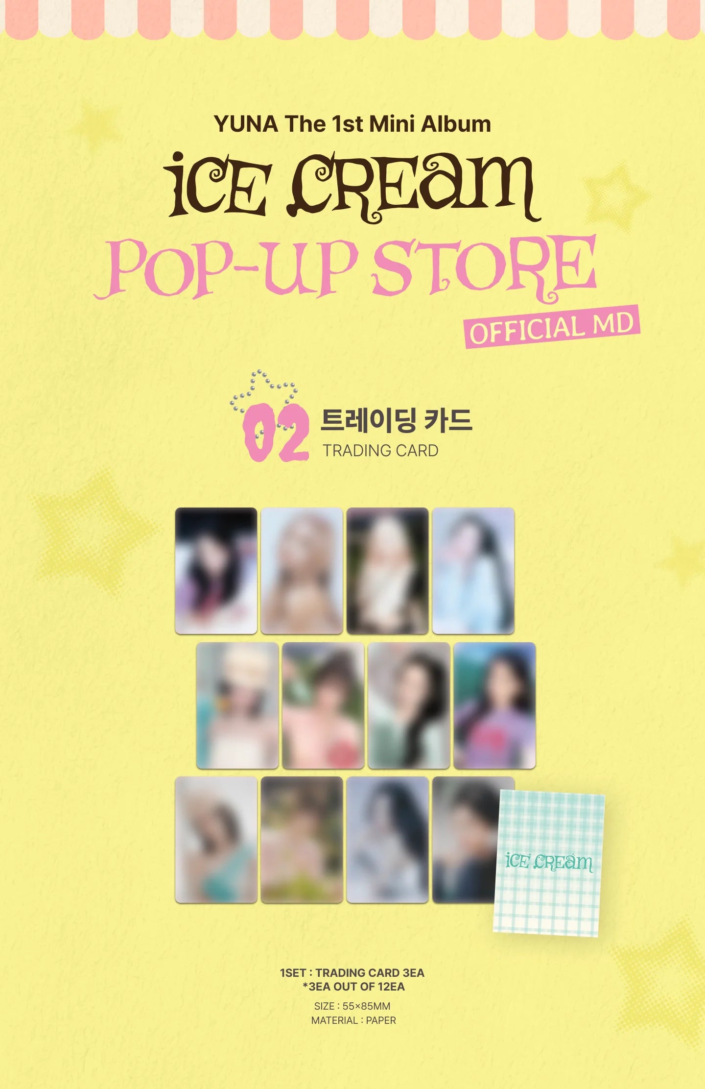 *PRE-ORDER* ITZY YUNA - [Ice Cream Pop-Up MD] Trading Card